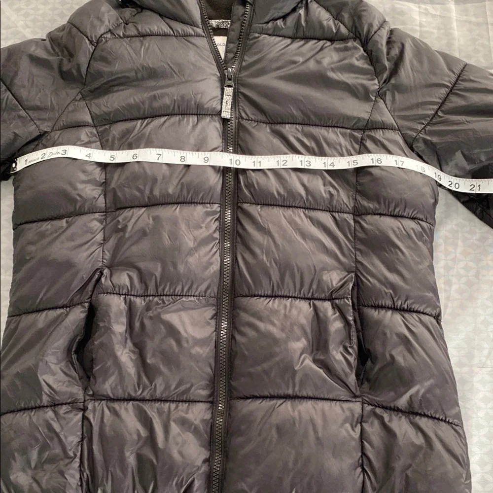 Old Navy Black Puffer Jacket Quilted Insulated